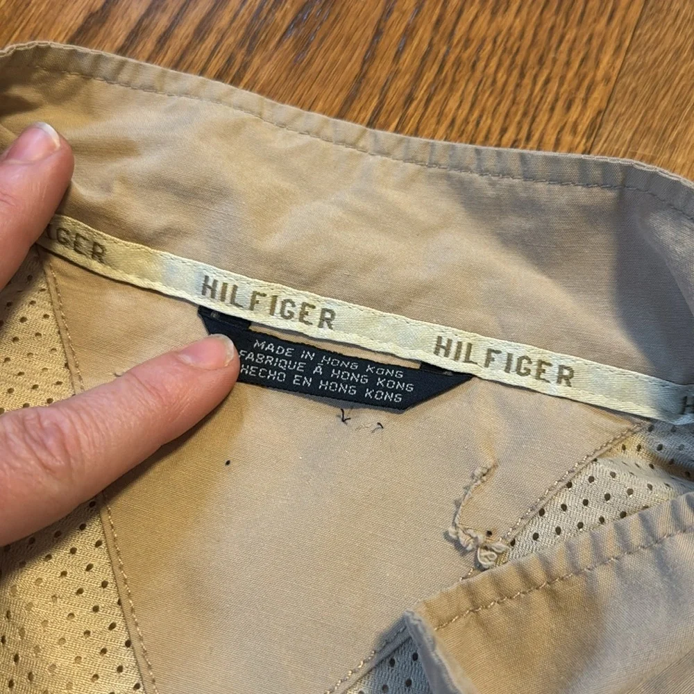 Tommy Hilfiger VINTAGE  limited edition expedition safari tan vest size XL